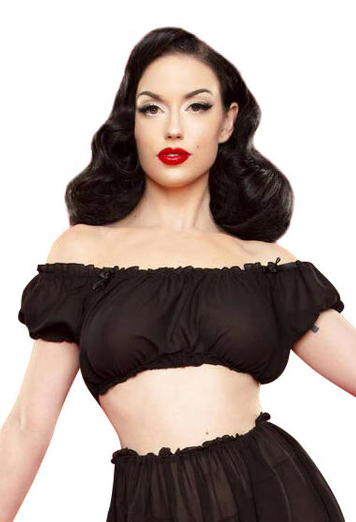 Bettie Page Retro Lounge-Top