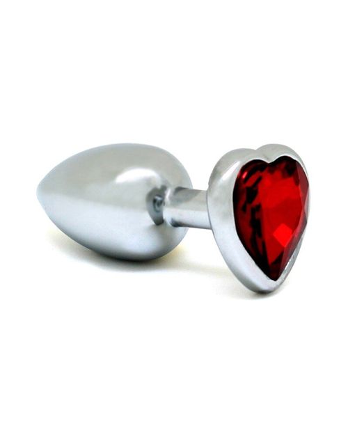 Buttplug mit Herzform Kristal