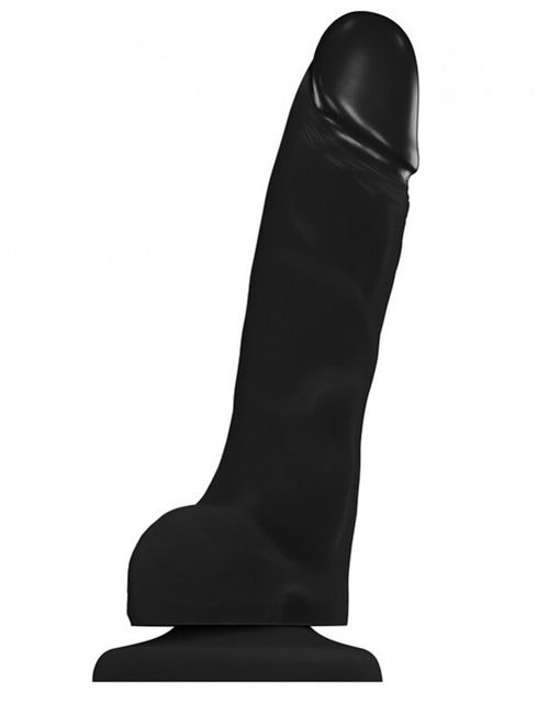 Soft Realistic Dildo Schwarz M