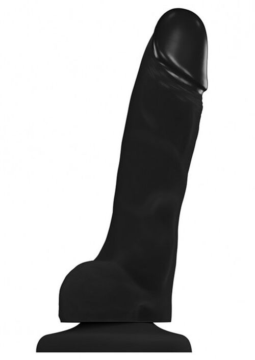 Soft Realistic Dildo Schwarz S
