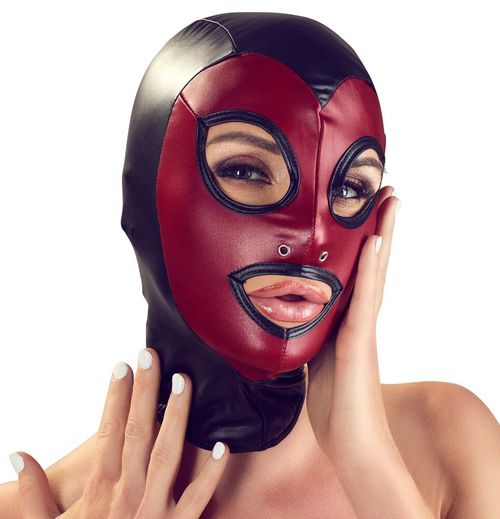 Kopfmaske im 2-farbigen...