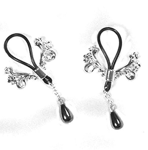 Brustschmuck Arabesken Silber
