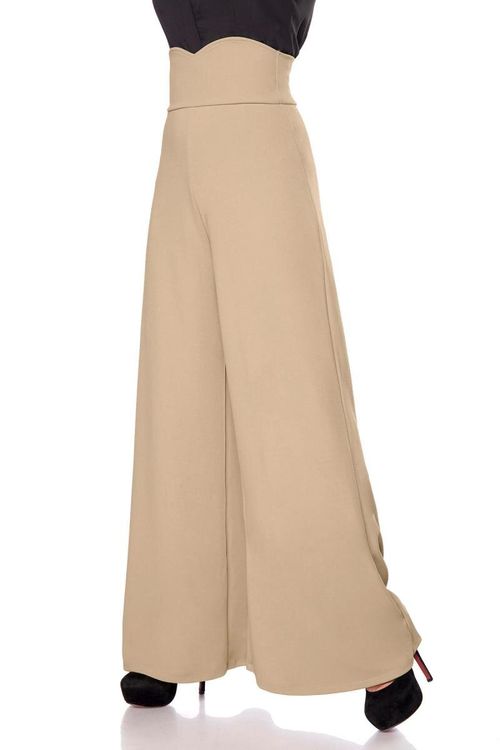 Marlenehose Camel