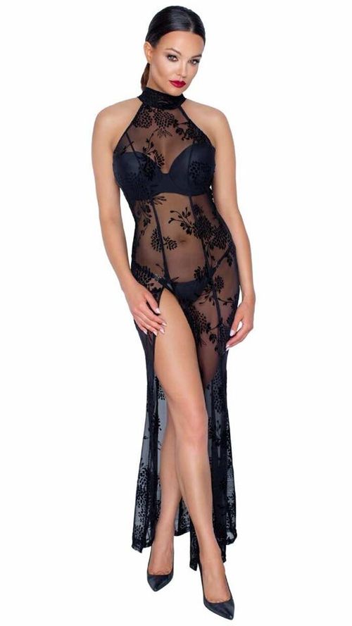 Langes Tüll-Kleid