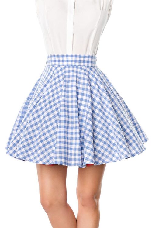 Kurzer Swing-Rock Blau