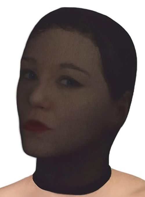 Nylon-Kopfmaske Schwarz