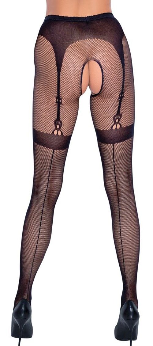 Ouvert-Strumpfhose mit...