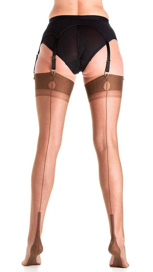 Nylons Susan Heel Schokolade