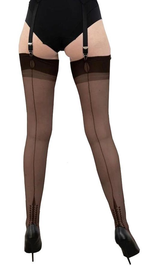 Nylons Memphis Heel Schwarz