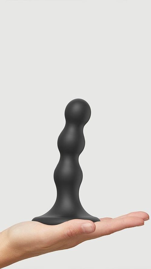 Dildo Plug Balls Schwarz S