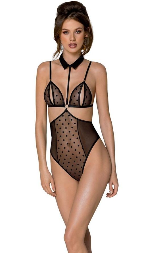 Domenica Stringbody Schwarz