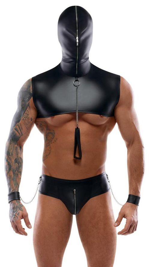Kurzes Masken-Top und...