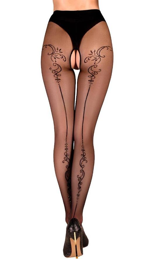Ouvert-Strumpfhose mit...