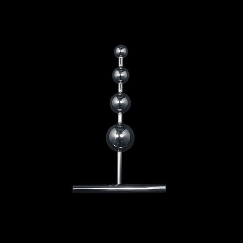 T-Griff Edelstahl Dildo