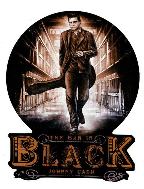 Man in Black Aufkleber