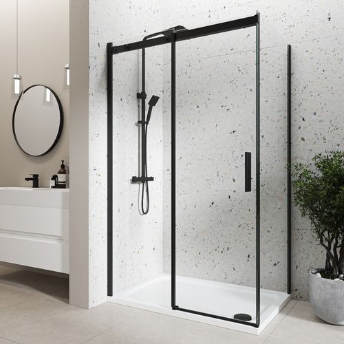 Black 1200x900mm Frameless...