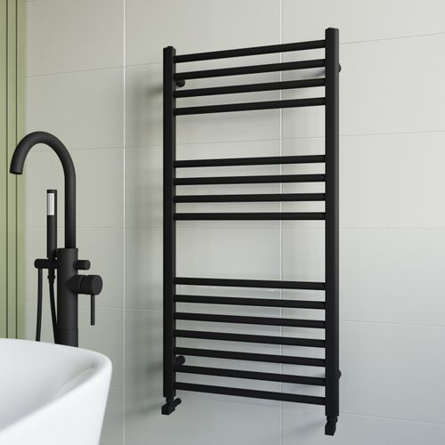 Black Towel Radiator 1200 x...