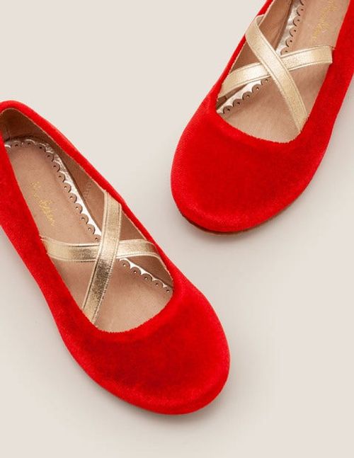 Party Ballet Flats Red Girls...