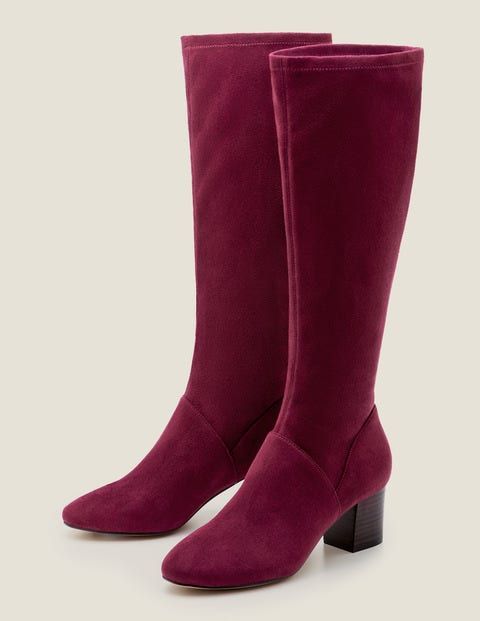 boden round toe stretch boots