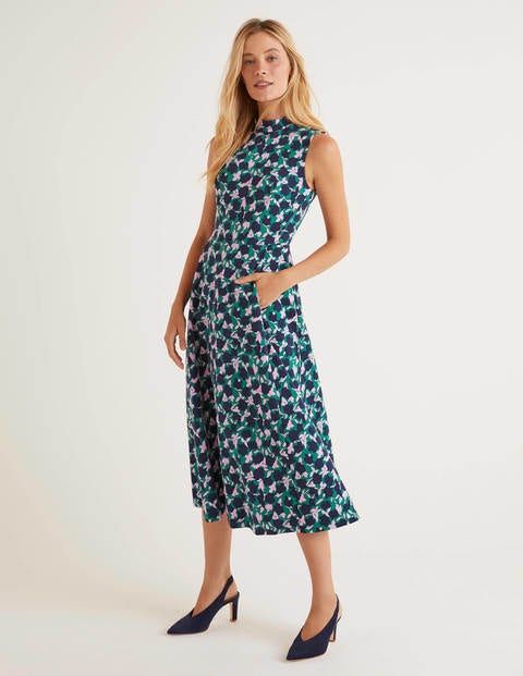 leonie ponte midi dress