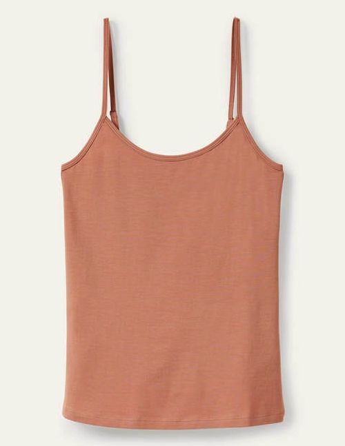 Plain Cami Top Brown Women...