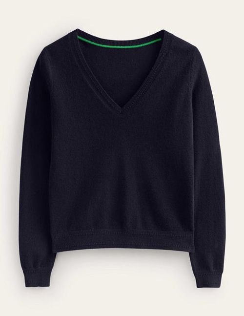 Eva Cashmere V-Neck Jumper...