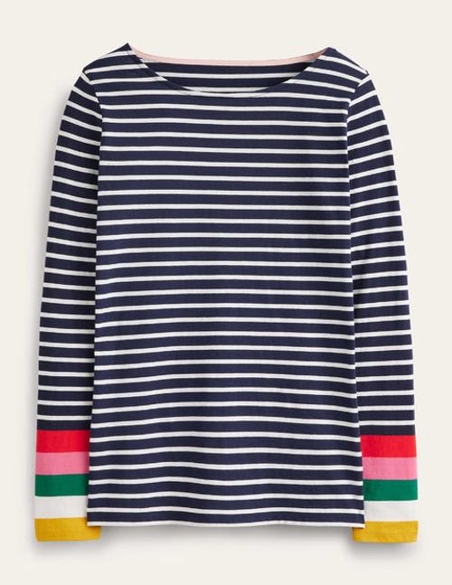 Ella Long Sleeve Breton Blue...