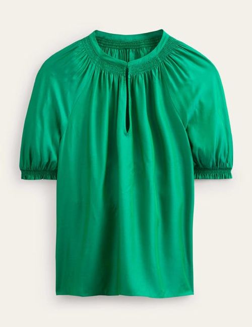 Stella Top Green Women Boden,...