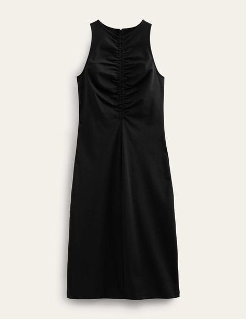 Racer Jersey Midi Dress Black...