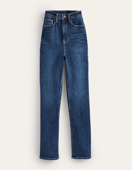High Rise True Straight Jeans...