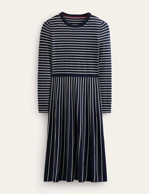 Maria Knitted Midi Dress Blue...