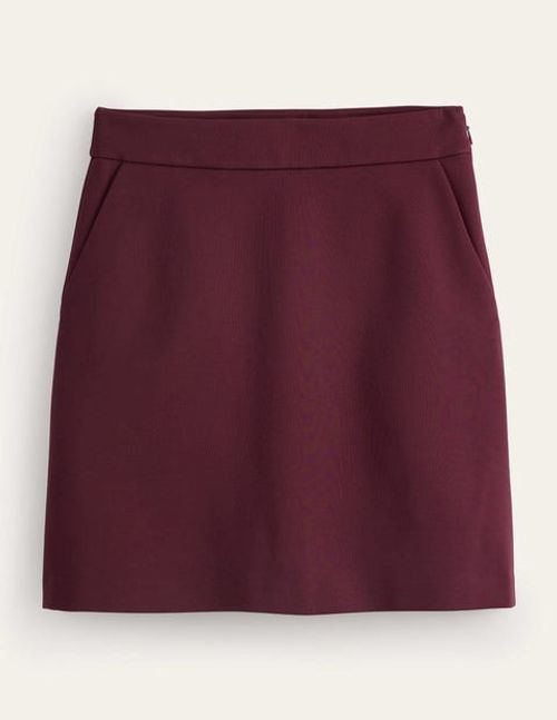 Ponte A-line Mini Skirt Red...