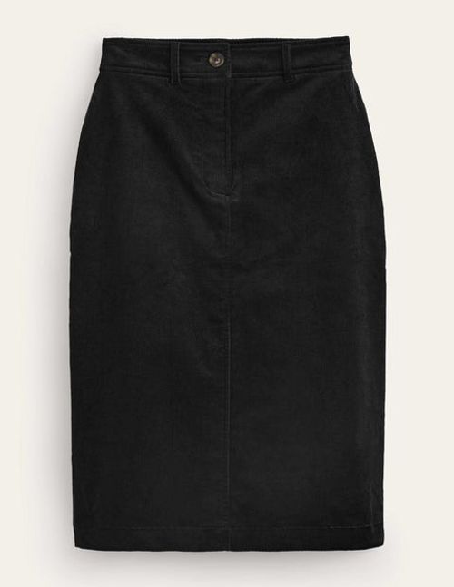 Margot Cord Midi Skirt Black...