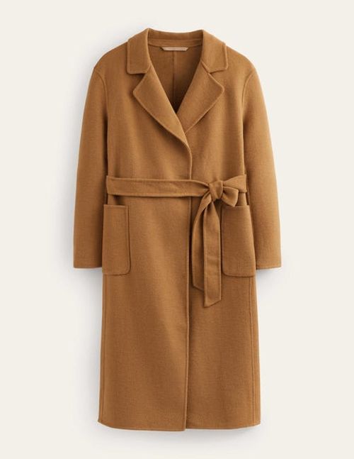 Bristol Wool-Blend Coat Brown...