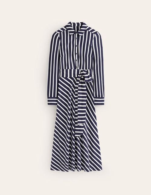 Laura Jersey Midi Shirt Dress...