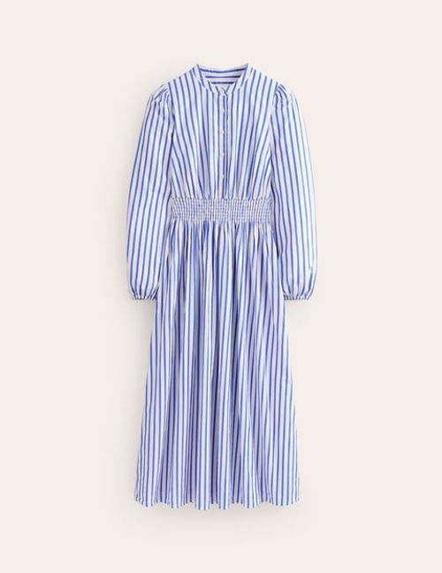 Smocked Waist Shirt Dress...