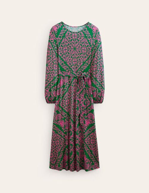 Placement Print Jersey Dress...