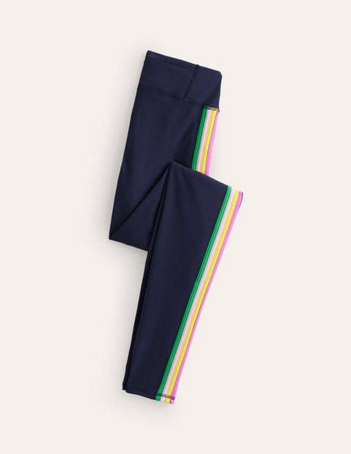 Side Stripe Leggings Blue...