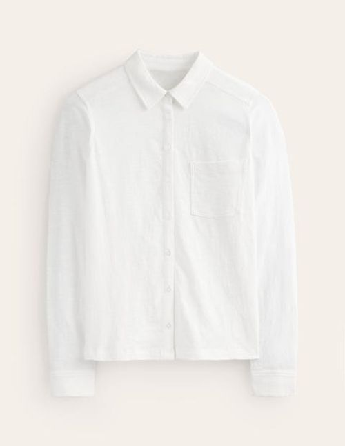 Amelia Jersey Shirt White...