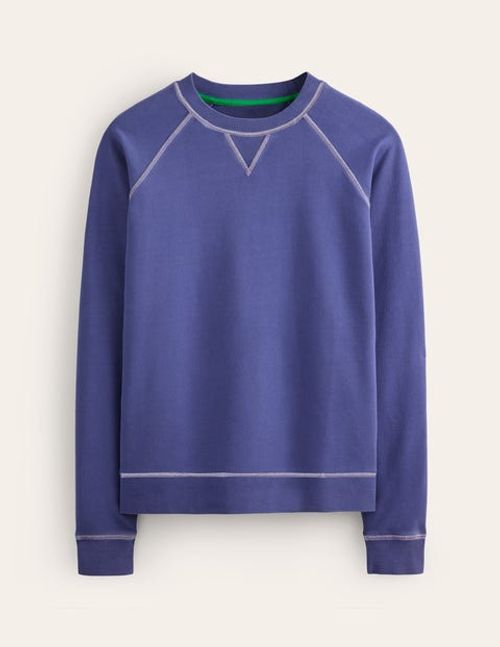 Washed Raglan Sweatshirt Blue...