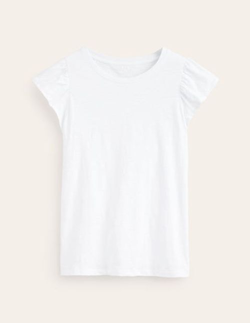 Cotton Flutter Top White...