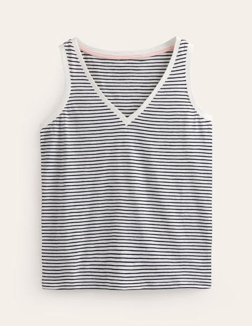 Regular V-Neck Slub Vest...