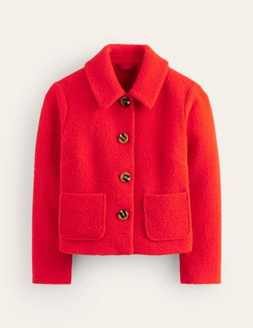 Rye Cropped Jacket Red Women...