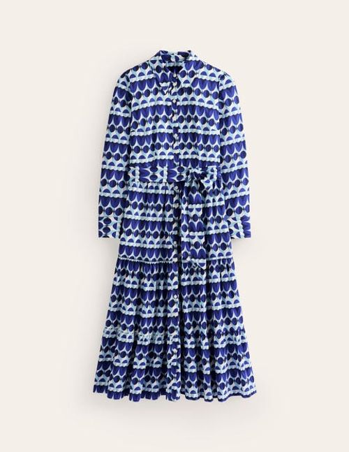 Flo Cotton Midi Shirt Dress...