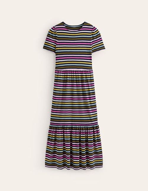 Emma Tiered Jersey Midi Dress...