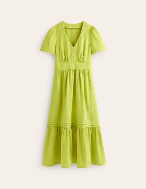 Eve Double Cloth Midi Dress...