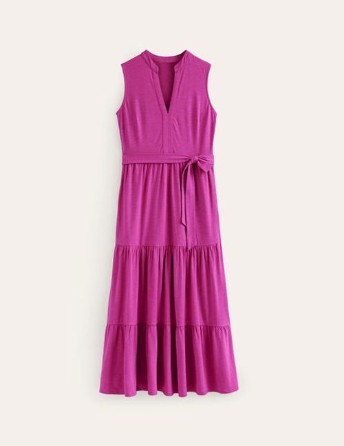 Naomi Notch Jersey Maxi Dress...