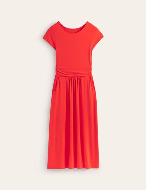 Amelie Jersey Midi Dress Red...