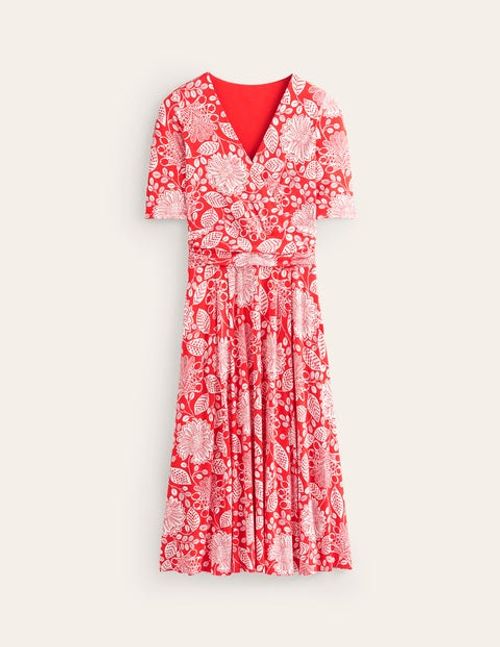 Kassidy Jersey Midi Dress Red...