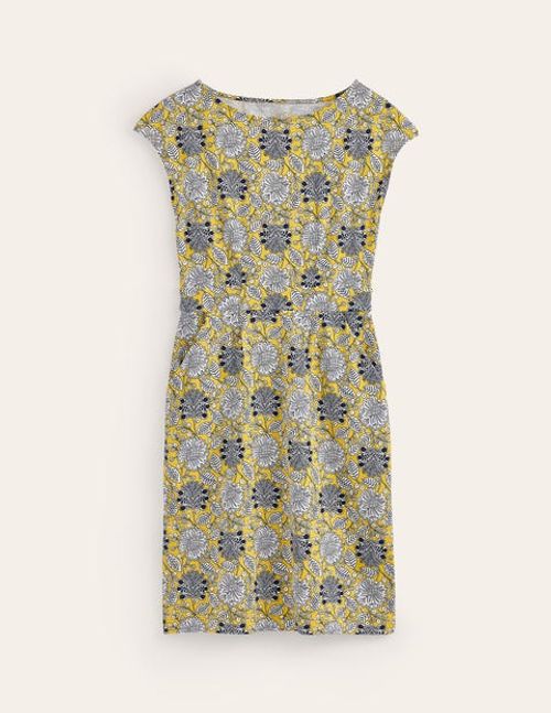 Florrie Jersey Dress Yellow...